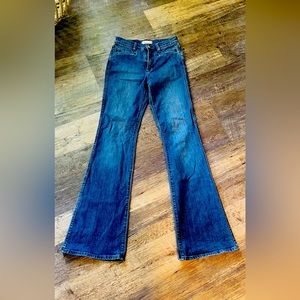 Made well blue jeans flea market flare size 25